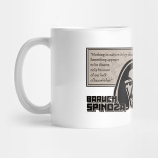 Baruch Spinoza (Nothing in nature is by chance) Mug